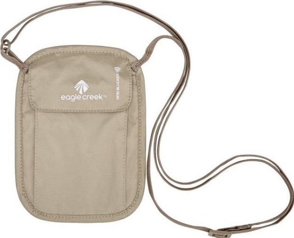 Eagle Creek Eagle Creek Rfid Blocker Neck Wallet Tan Ec0411770