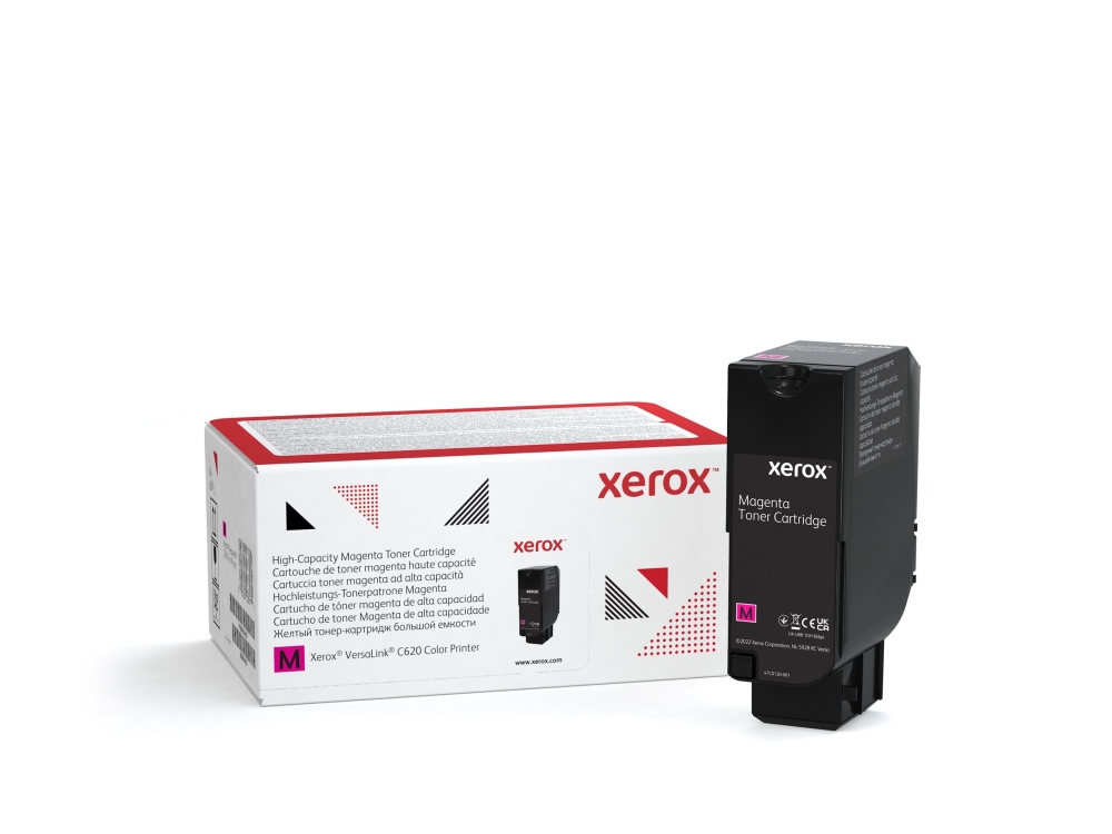 Xerox Versalink C620-Farbdrucker Hohe Kapazität-Tonermodul Magenta (12000 Seiten) - 006R04626, 12000 Seiten, Magenta, 1 Stück(E)