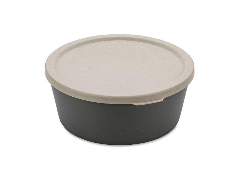 Koziol Connect, Schüssel, Rund, 0,4 L, Schwarz, 123 Mm, 123 Mm