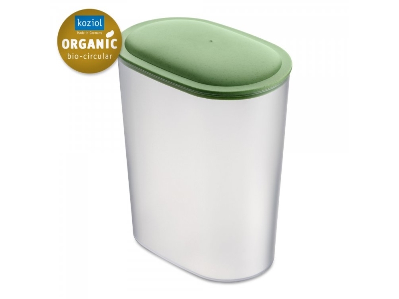 koziol 4065703, Yleissäiliö, 2,5 L, Vihreä, Läpinäkyvä, Irrotettava kansi, 115 mm, 176 mm