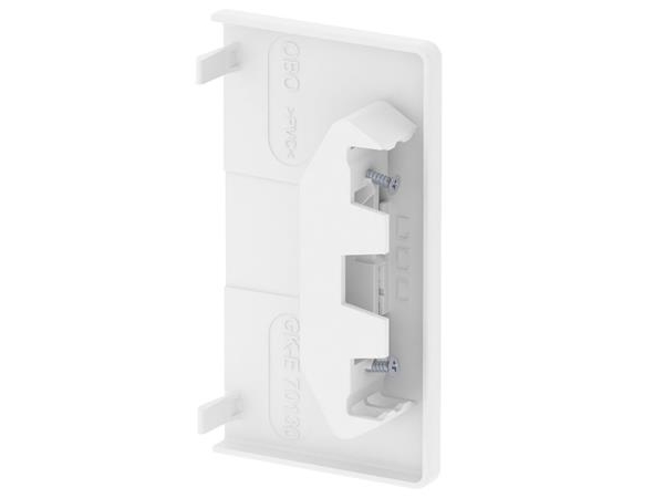 OBO Ändlock RAPID 80 Höjd 70 mm, bredd 130 mm Vit ral 9010 Halogenfri | Annan EL - Övriga artiklar | GameStuff