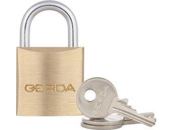 Gerda Kłódka Pałąkowa Mosiężna Brass Line Kmz S2010a 20Mm (1 Szt)