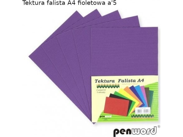 Penword Bølgepap A4 5 Ark – Lilla Penword