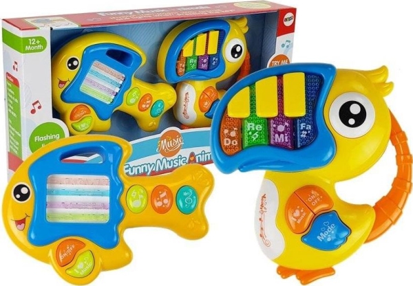 Lean Sport piano och gitarr på batteri papegoja fisk | Leksaker - Rollek - Musikleksaker | GameStuff