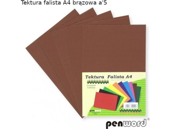 Penword bølgepap A4 5 ark brun Penword TARGI