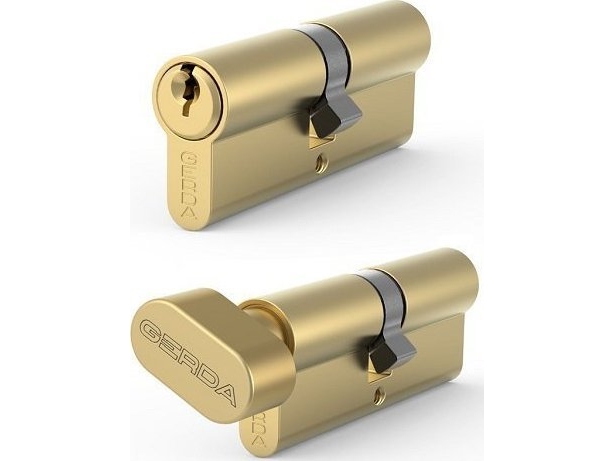 Gerda 2 Zylines In 1-Key System Messing Wke1 30/45 (1 St.)
