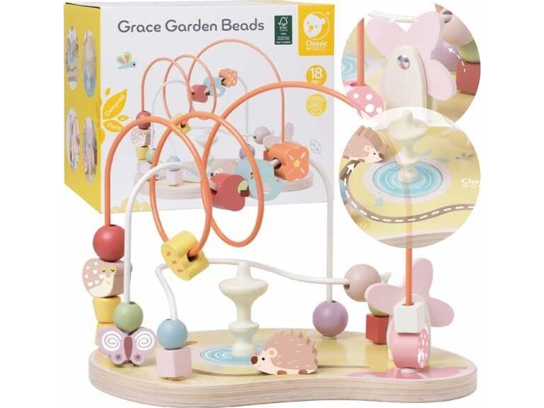 Klassinen puinen helmilabyrintti puutarha (alkaen 18 M)