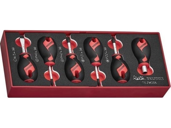 Teng Tools Satz Kurze Bits Tezmd06 6-Tlg. (1 Set)