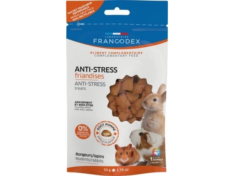 Francodex Anti-Stress-Leckerli Für Nagetiere & Kaninchen 50 G