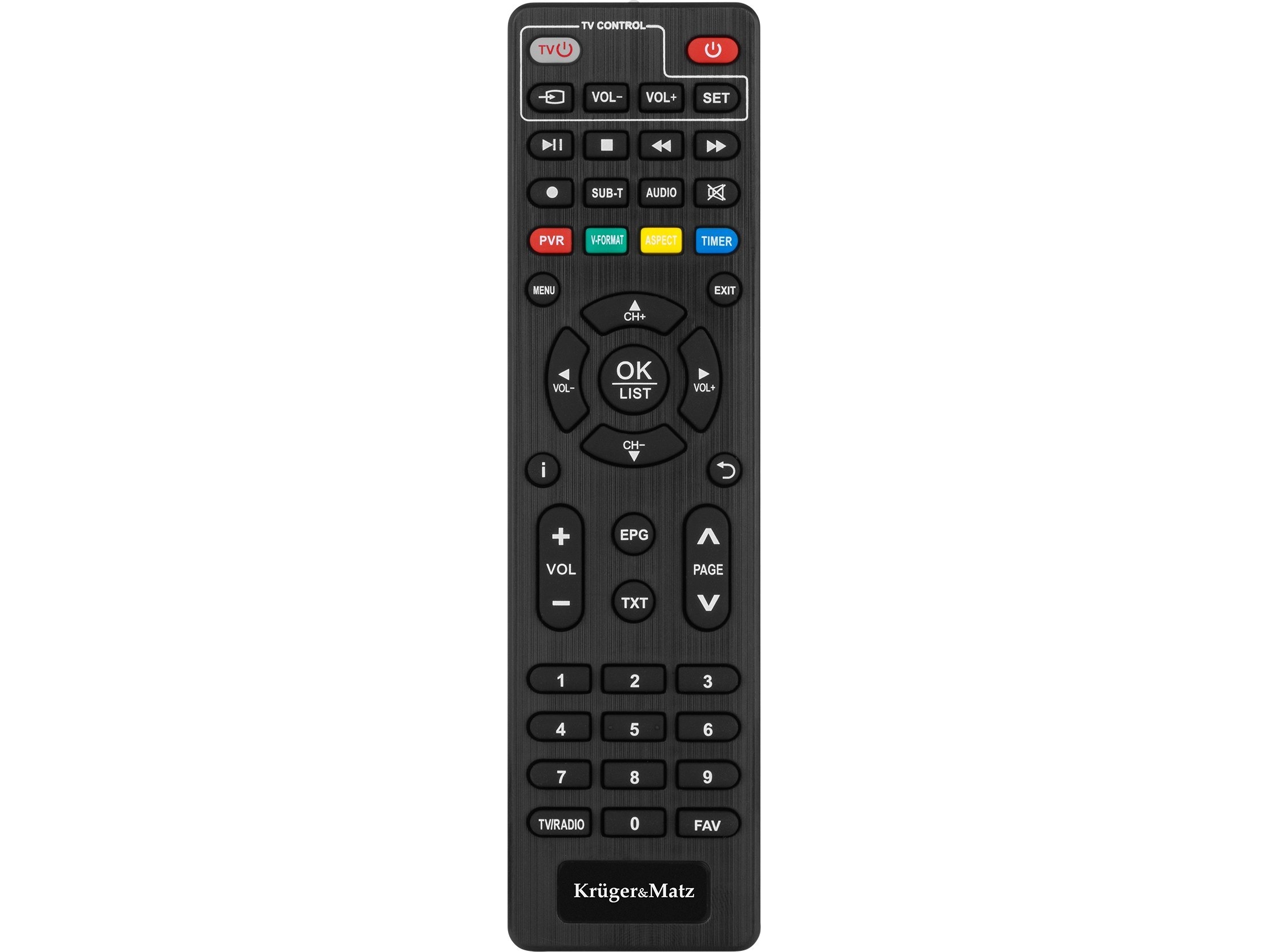 Fernbedienung Kruger&Ampmatz Dvb-T2 Tuner Km0550d