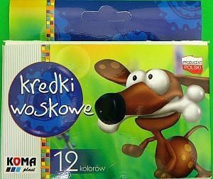 Koma-Plast Wachsmalstifte 12 Farben
