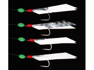 Ron Thompson Rig8 Flasher Rig Silver Reflector 4 #2 Hooks (42611) billede