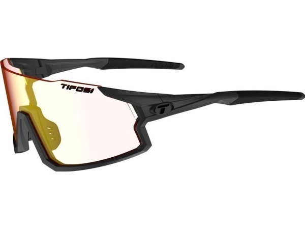 TIFOSI STASH CLARION FOTOTEC briller mat gunmetal (1 glas Clarion Red FOTOCHROM 74%-14% lysgennemgang) (NY 2024)