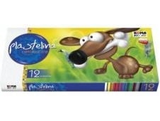 KOMA-PLAST modellervoks 12 farver