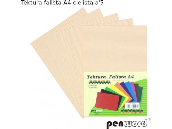 Penword wellpapp/falsat kartong A4 5 ark - helvit | Skola & Hobby - Skolböcker & kalkylblad - Papper & kartong | GameStuff