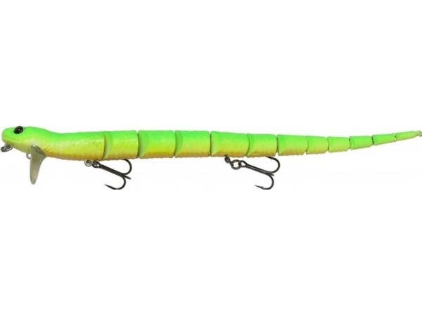 Savage Gear 3D Snake 30 cm 57 g Floating Green Fluo (62012) | Utomhus - Fiskeredskap - Drag | GameStuff