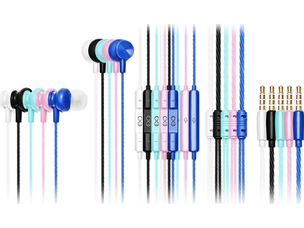 Orno Exc Mobile In-Ear Hörlurar Med Bass-Mikrofon, Färgmix