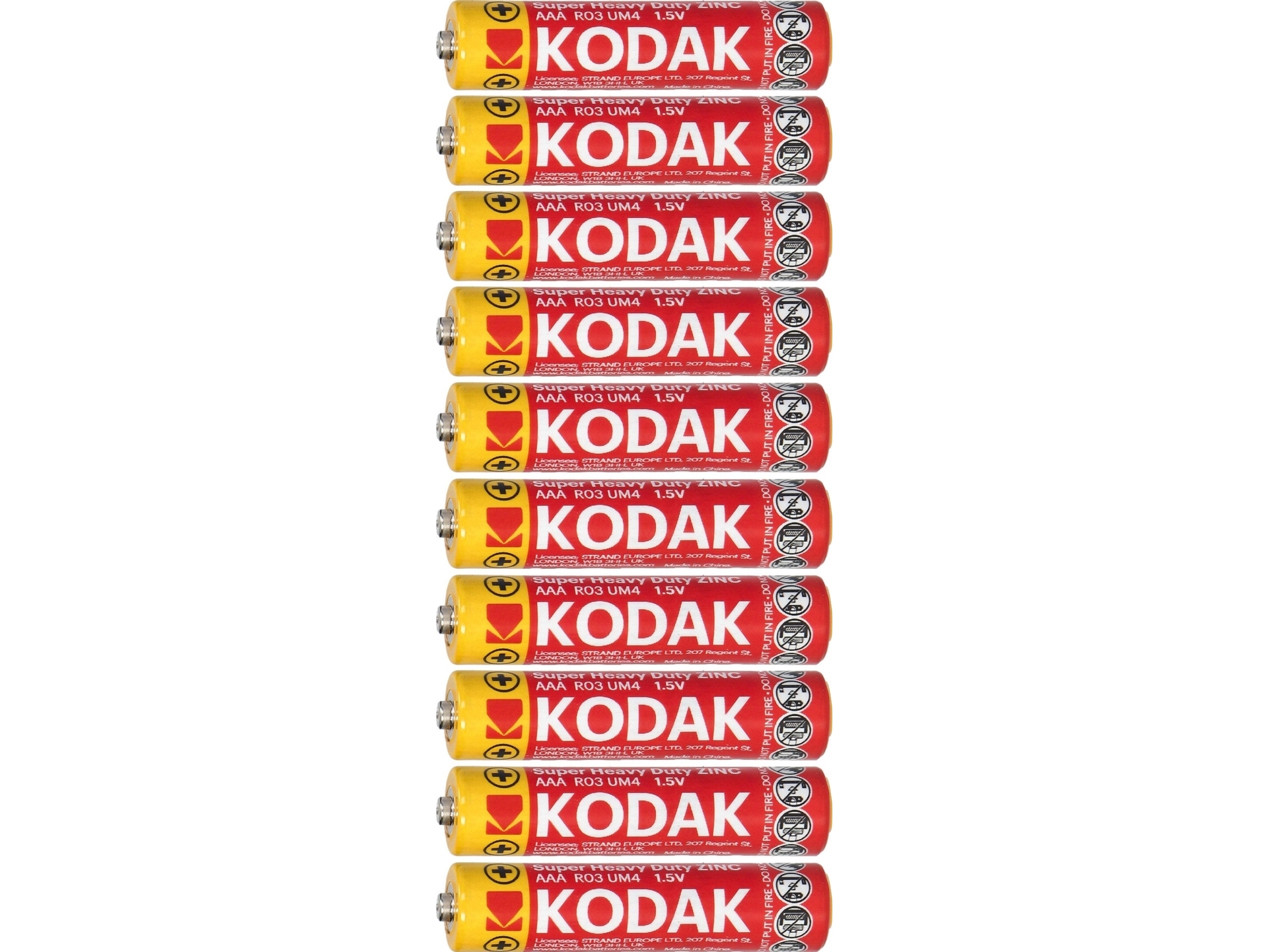 Orno Kodak ZINC Super Heavy Duty AAA LR03-batterier, 10 st. | Andra batterier | GameStuff