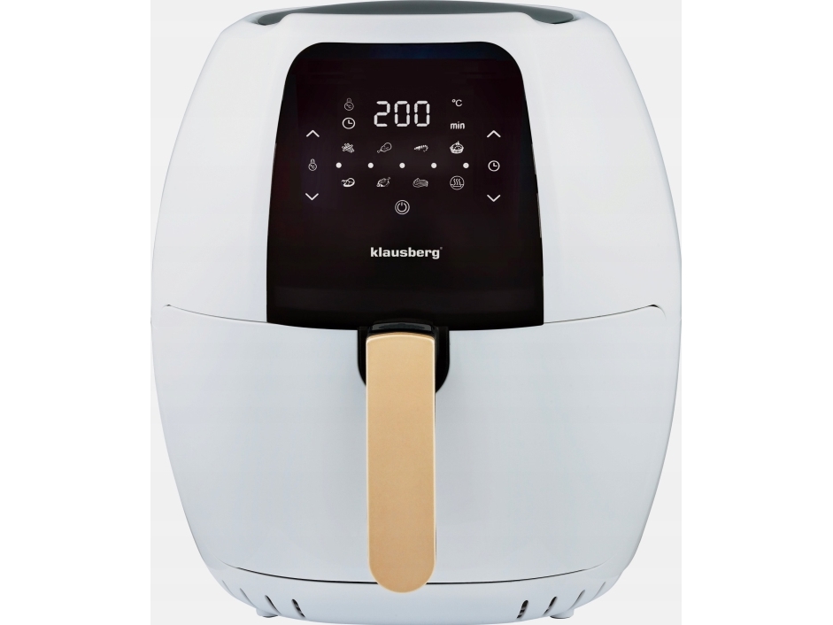 Fritteuse Ohne Öl Klausberg Groß Weiß 7,7 L 1800 W Air Fryer Kb-7709