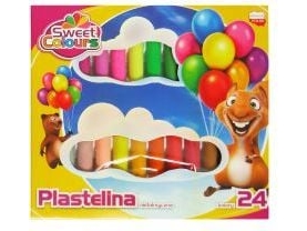 Koma-Plast Knetmasse 24 Farben Sweet Colours