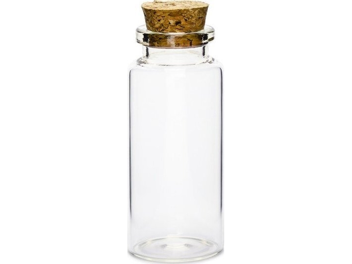 Partydeco Glasflasker Med Kork Til Konfettidekoration