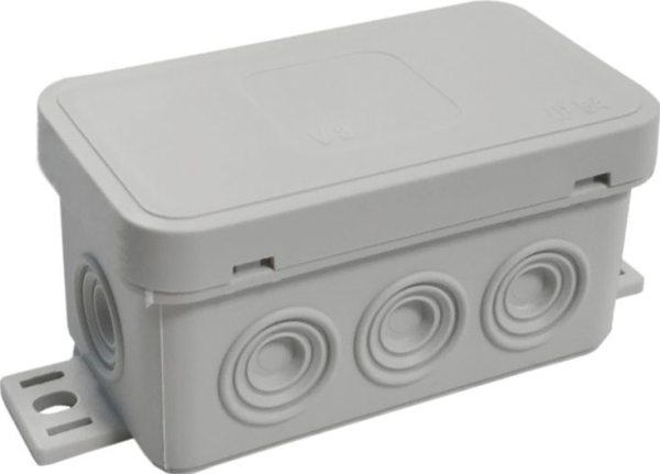 Viplast 038-03 Unterputz/ Aufputz Dosen 8-Fach 80X45x41 Mm Ip54 Grau 2384