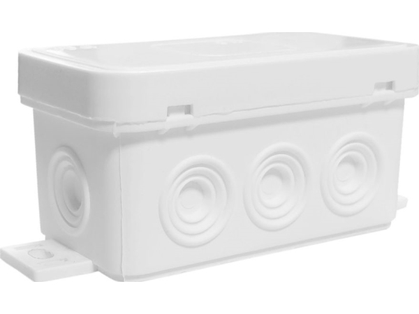 Viplast 038-01 Aufputz-Dose 8-Fach Für Innen/Außen 80X45x41 Mm Ip54 Weiß 2643