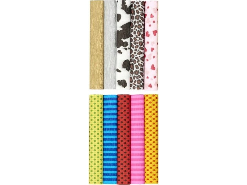 Top 2000 mönstrat silkespapper TOP-2000 Creatinio 10 rullar [00] | Skola & Hobby - Skolböcker & kalkylblad - Specialpapper | GameStuff