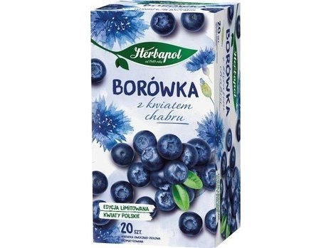 Selgros Herbapol frugt-te blåbær med kornblomst (20 poser x 2,3 g) 46 g