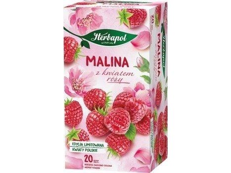 Selgros Herbapol Te Blanding Hindbær Med Rose (20 Poser X 2,3 G) 46 G