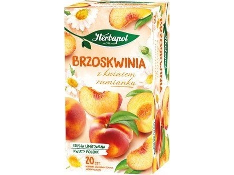 Selgros Herbapol Früchtetee Pfirsich Mit Kamille (20 Beutel X 2,3 G) 46 G