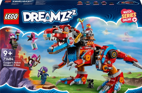 Lego Dreamzzz 71484 Coopers Roboter-Dinosaurier C-Rex