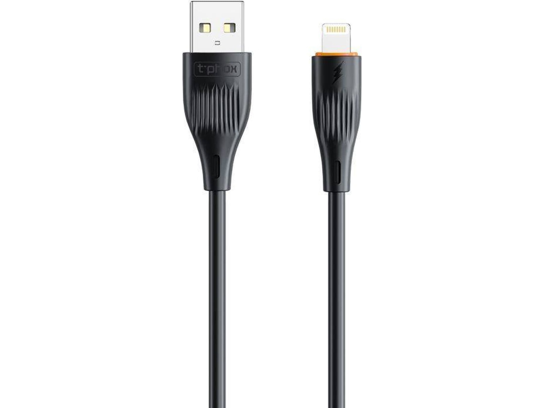 Usb-Kabel T-Phox Usb-A Auf Lightning 1 M Schwarz