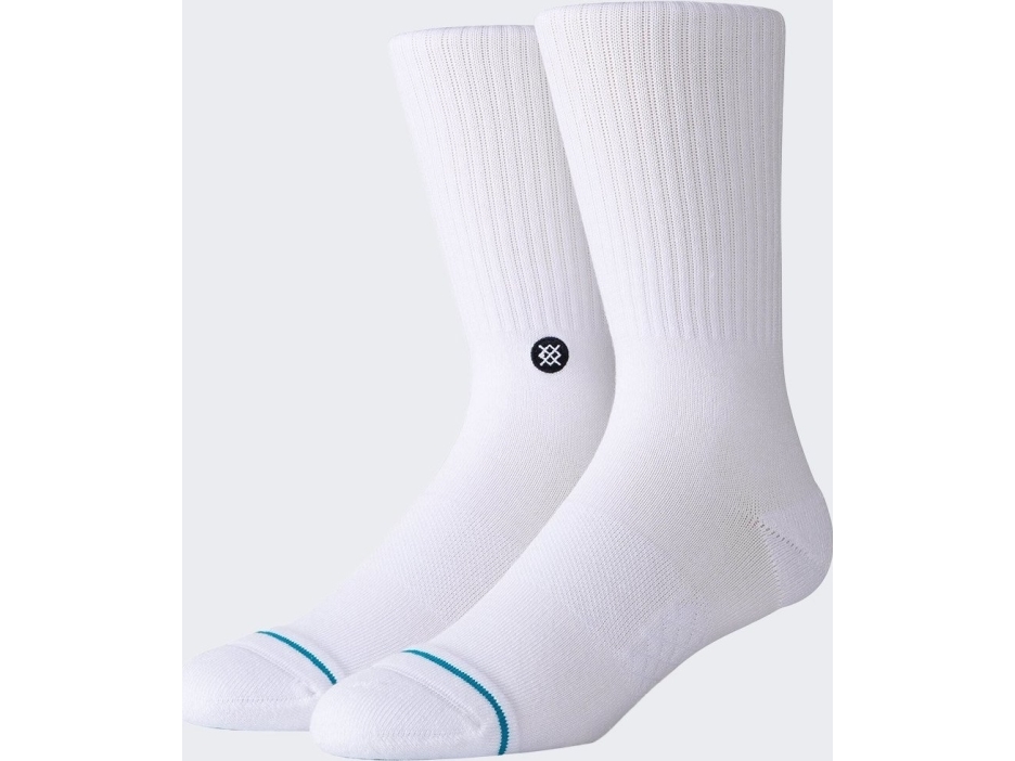 Stance Icon Crew Socken 1 Paar Weißschwarz