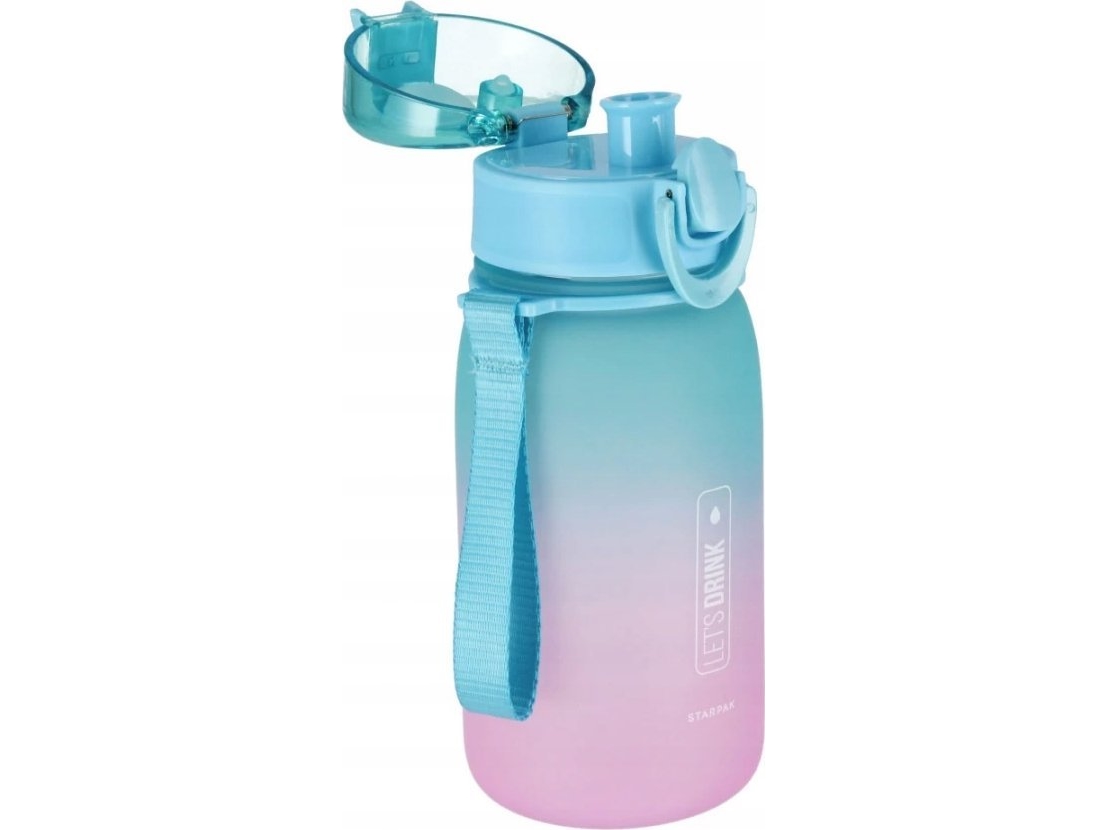 Starpak Bidon 400Ml Ombre Blau-Pink Stk Pb 6/24