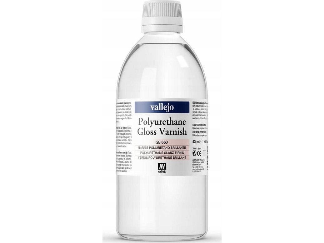 Vallejo gloss polyuretanlack 500 ml | Skola & Hobby - Konstmaterial - Specialprodukter | GameStuff