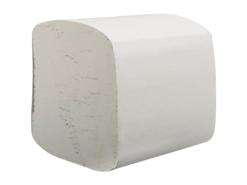 Toilettenpapier In Bögen, Neutral, 2-Lagig, 11,25X22cm, Weiß