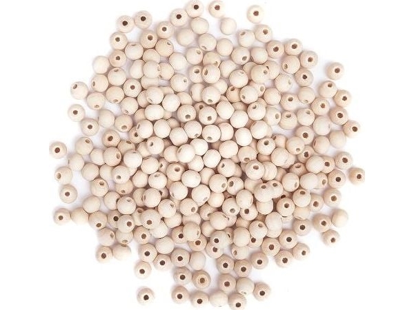 DP Craft träpärlor DPRCAFT 8 mm, 40 g | Skola & Hobby - Konsthantverk - Trävaror | GameStuff