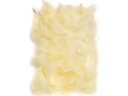 Dalprint fjer DPCRAFT 5-12 cm, 10 g, elfenbensfarvet (ecru)