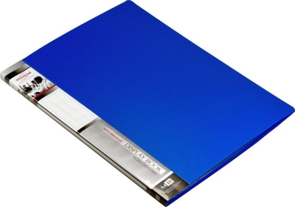 Titanum Pp Angebotsmappe Titanum A4 10 Taschen Blau Titanum Targi