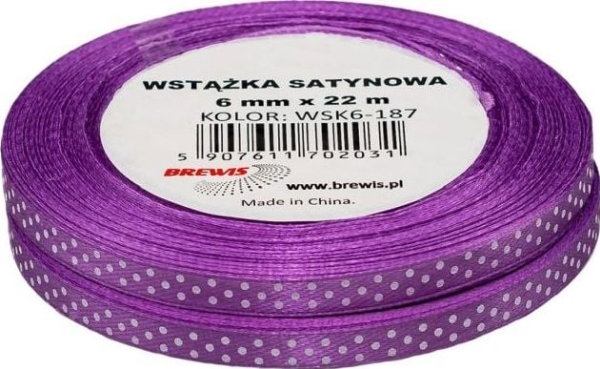 Brewis Satinband Gepunktet 6Mm Wsk6-187 Brewis