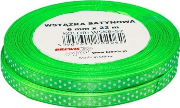 Brewis Satinband Gepunktet 6Mm Wsk6-52 Brewis
