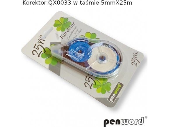 Penword korrekturlak i tape PENWORD QX0033 5 mm x 25 m