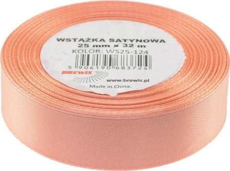 Brewis Satinband 25Mm/32Mm Farbe 124 Lachs Brewis