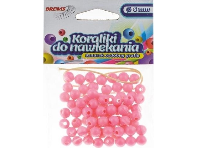 Brewis Perlen Zum Aufziehen 8 Mm K8-5 Rosa