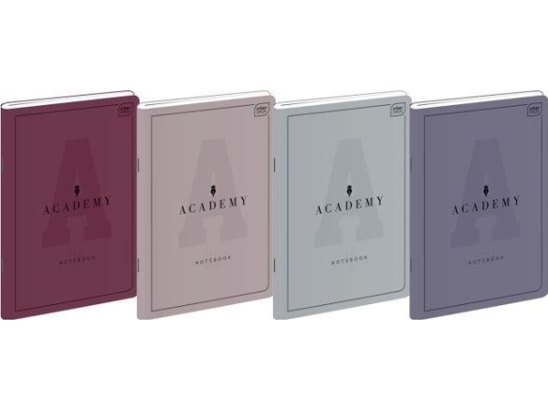 Interdruk notesbog A5 60 k. INTERDRUK 90 g Academy, kort