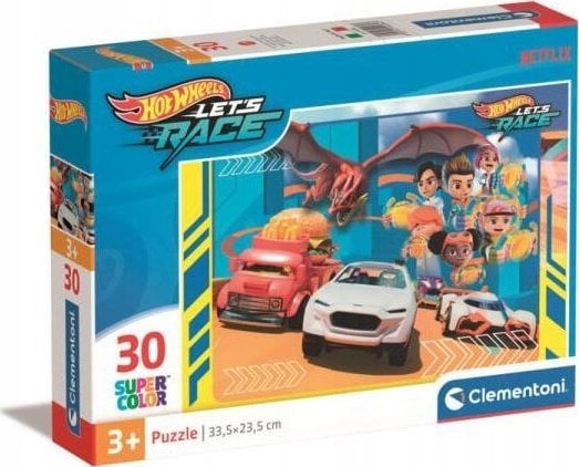 Clementoni Puslespil 30 El Supercolor Hot Wheels 20284