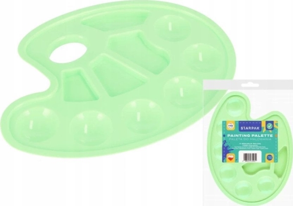 Starpak färgpalett oval pastel ljusgrön (1/20) | N - A | GameStuff