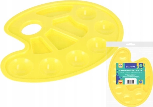 Starpak färgpalett oval pastellgul 1 st PBH 1/20 | Skola & Hobby - Konstmaterial - Pastell färger | GameStuff