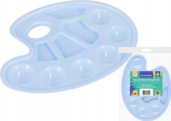 Starpak PALETA FÖR FÄRG OWAL PASTEL BLUE STK PBH 1/20 | N - A | GameStuff
